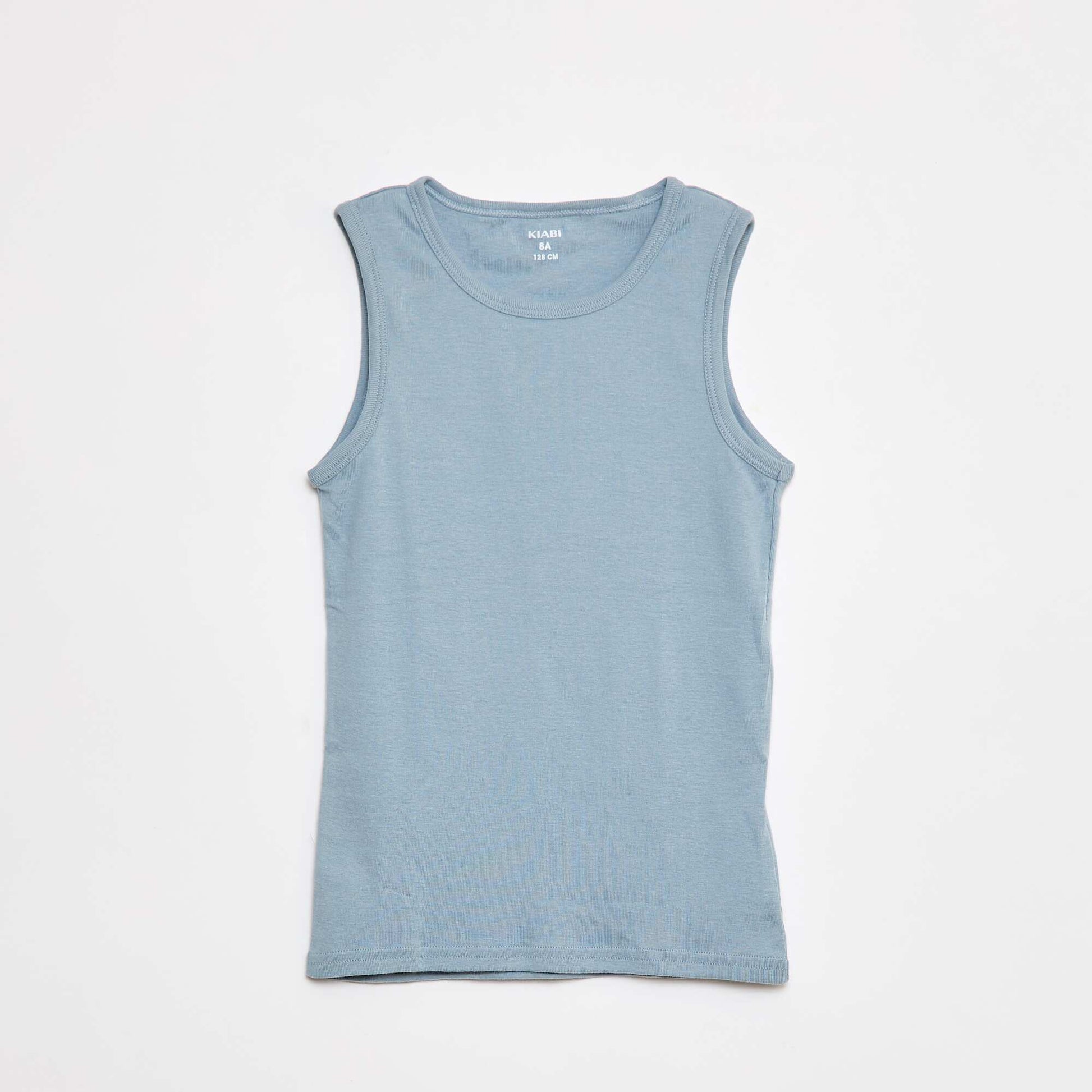 Lot de 3 débardeurs BLEU