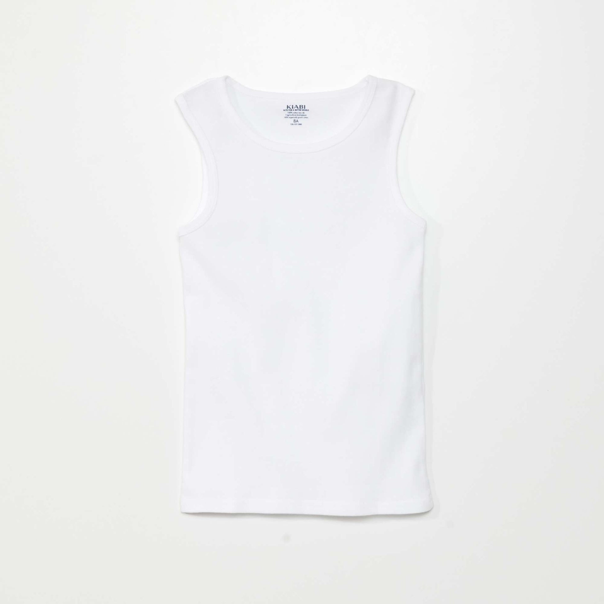 Lot de 3 débardeurs BLANC