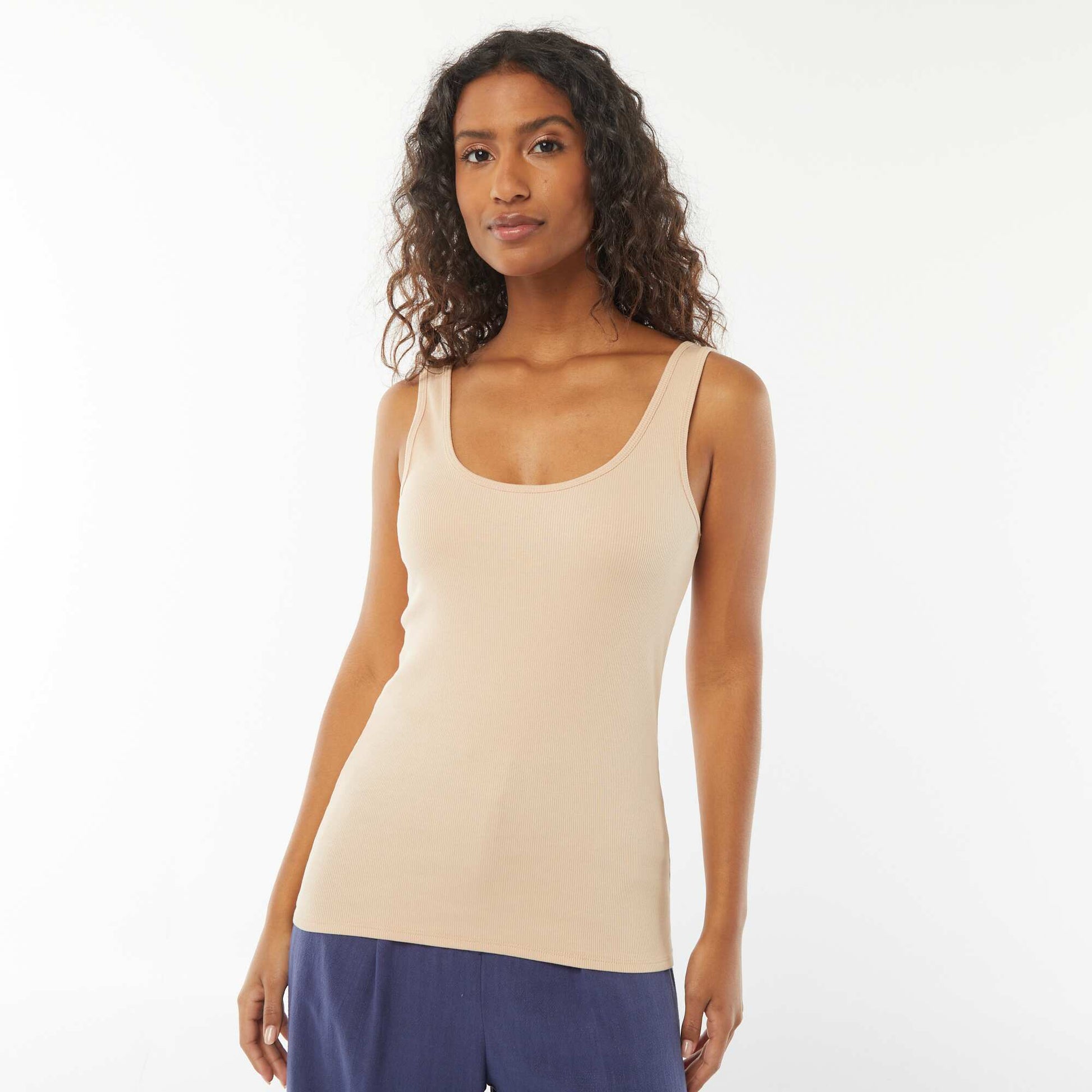 Débardeur sans manches BEIGE