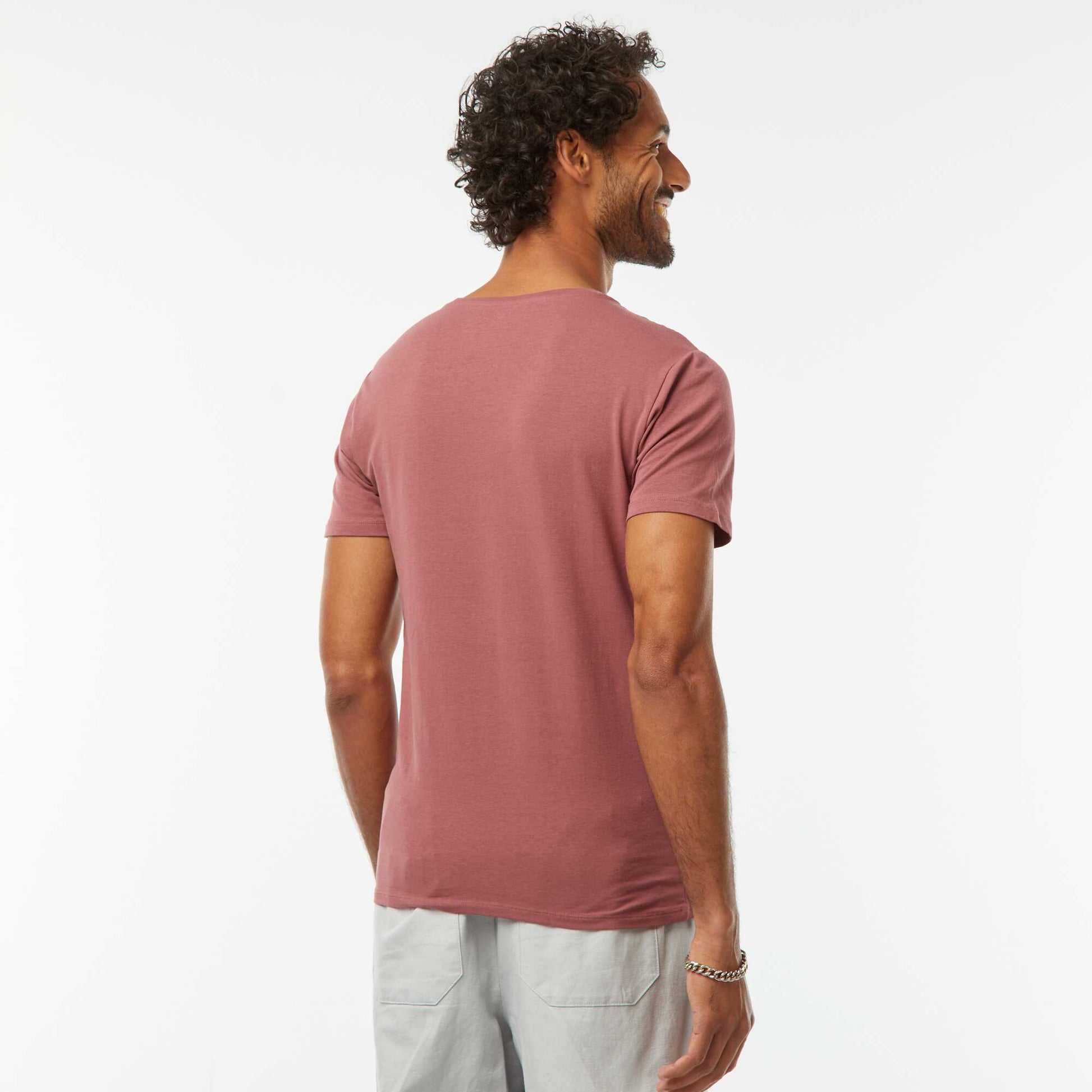 Tee-shirt uni - Slim fit ROSE