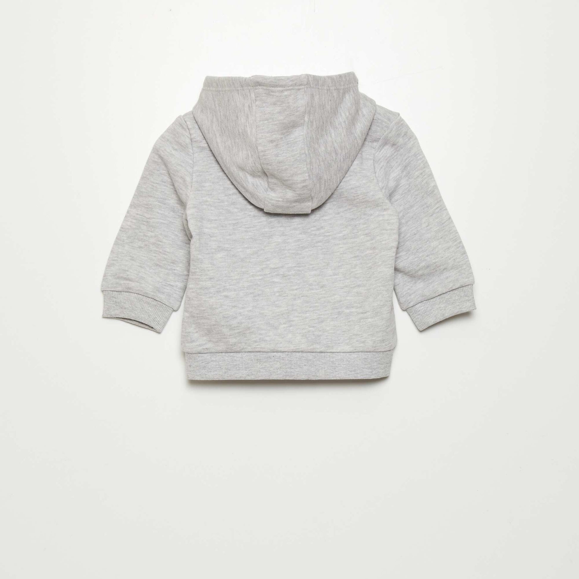 Sweat en molleton à capuche GRIS
