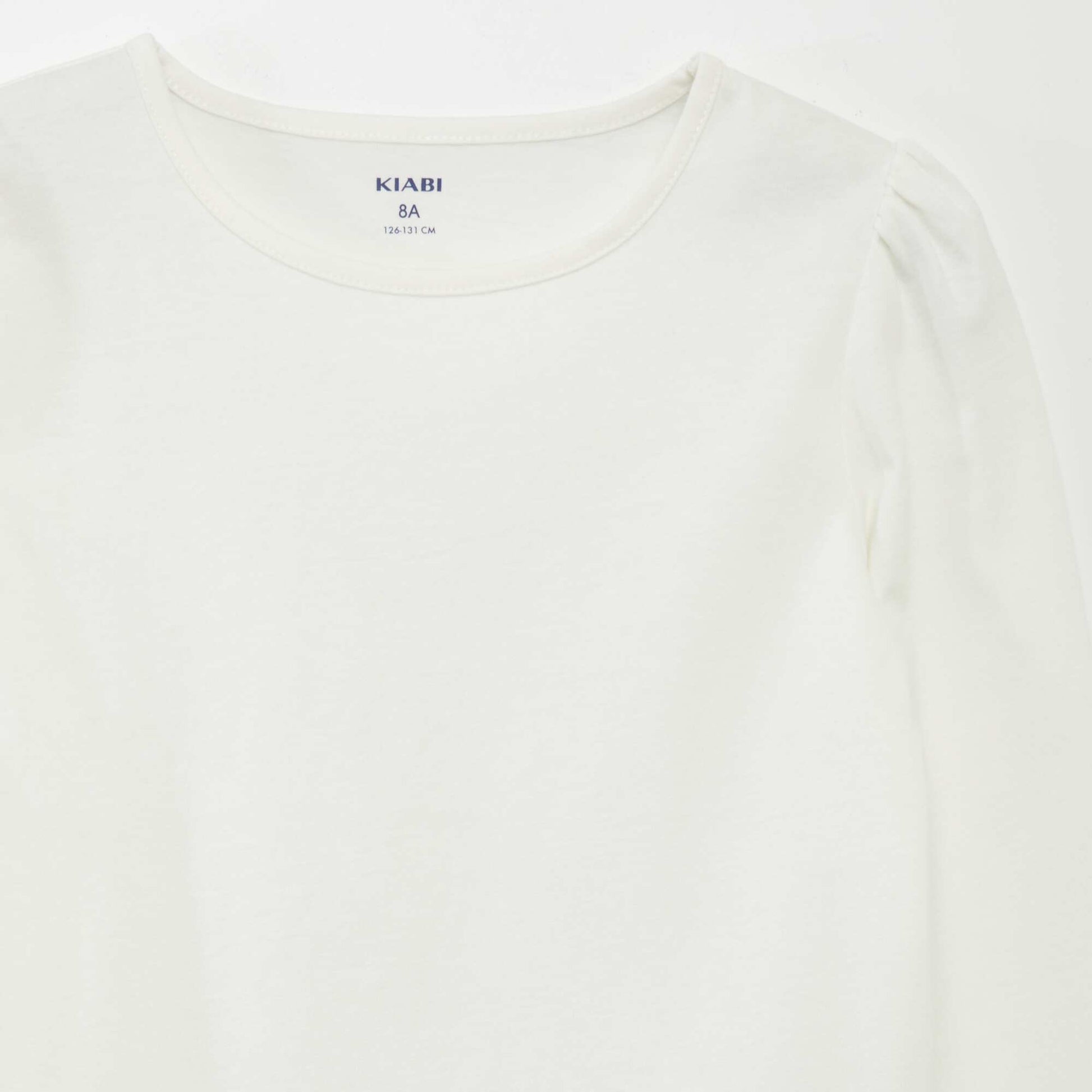 Tee-shirt uni BLANC