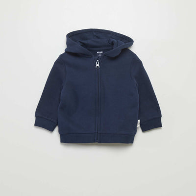 Sweat zippé à capuche MARINE