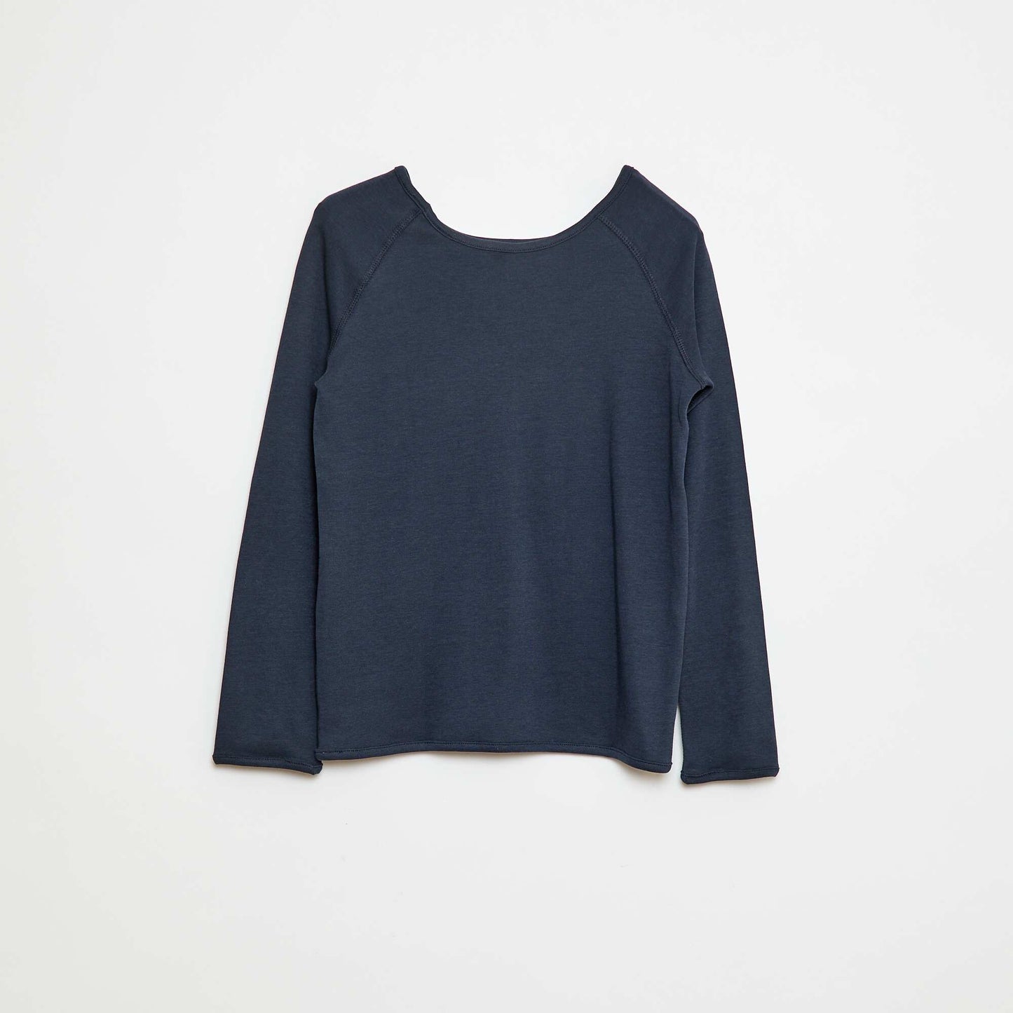 T-shirt uni à manches longues - So Easy BLEU