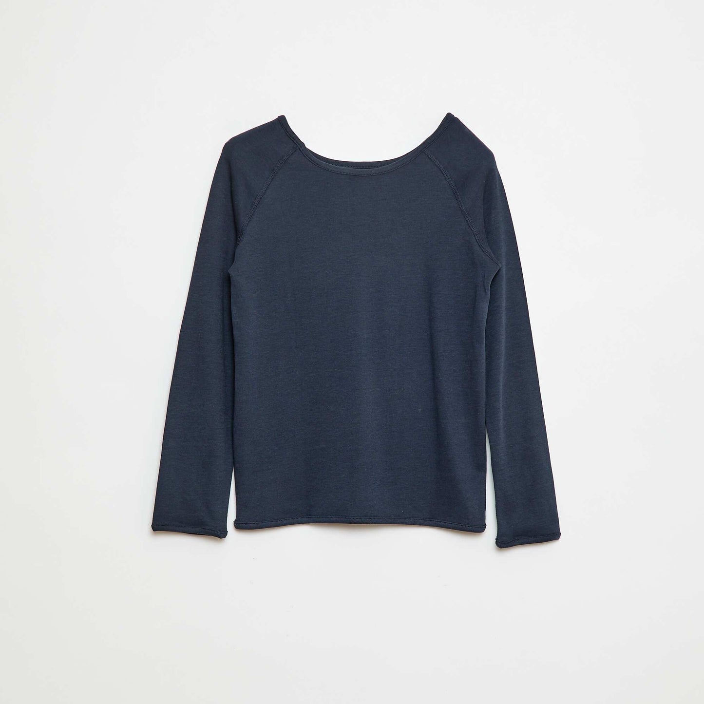 T-shirt uni à manches longues - So Easy BLEU