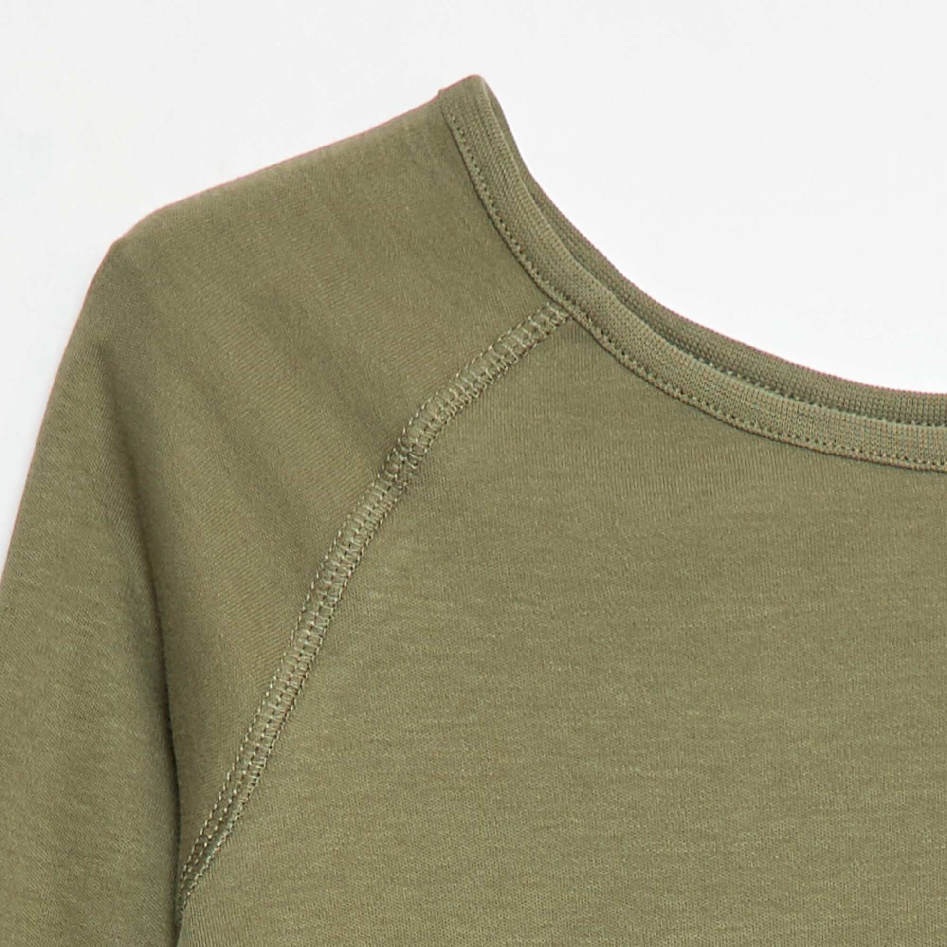 T-shirt uni à manches longues - So Easy VERT