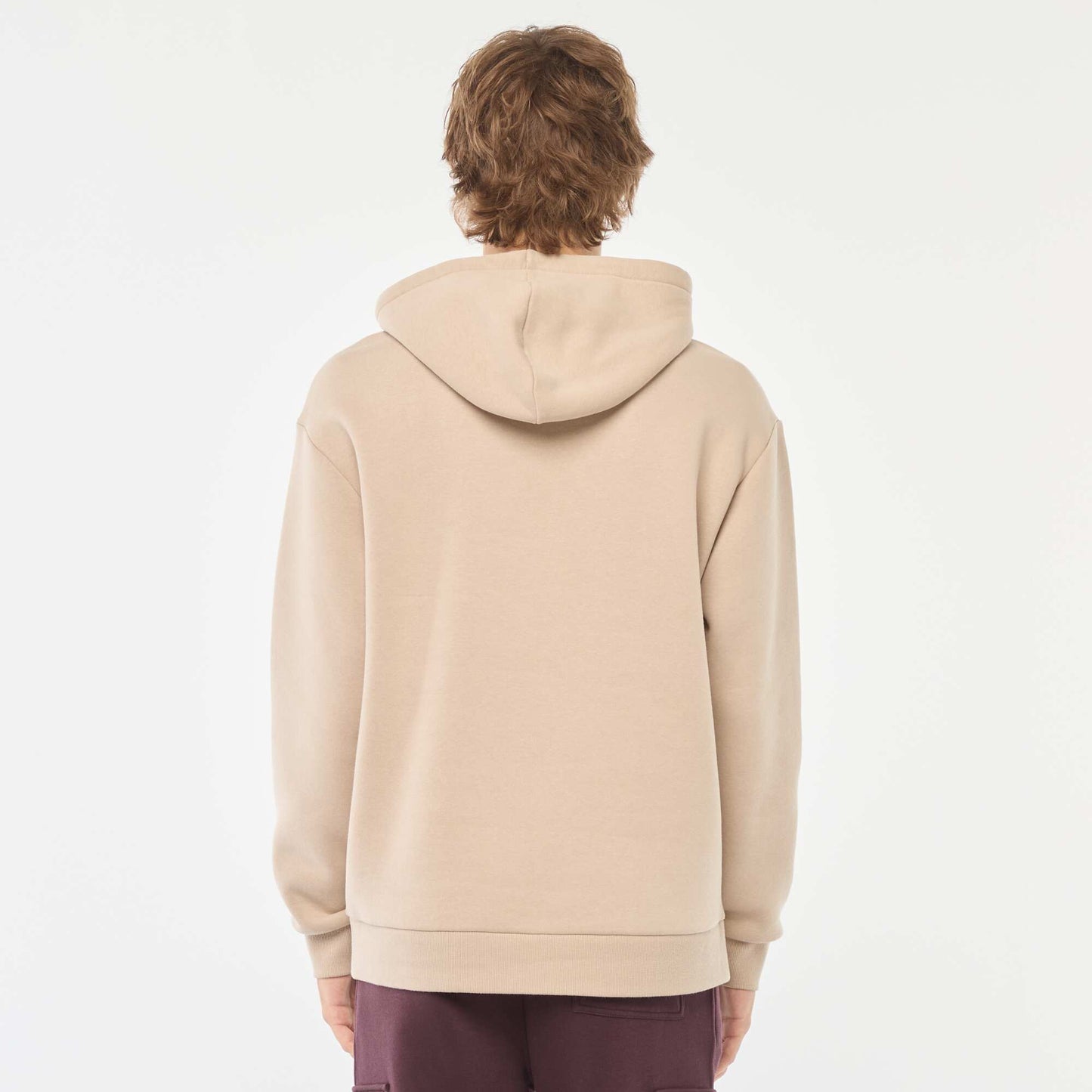 Sweat en molleton à capuche BEIGE