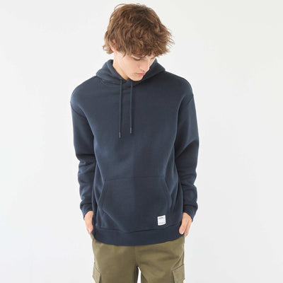 Sweat en molleton à capuche BLEU MARINE