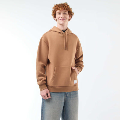 Sweat en molleton à capuche BEIGE