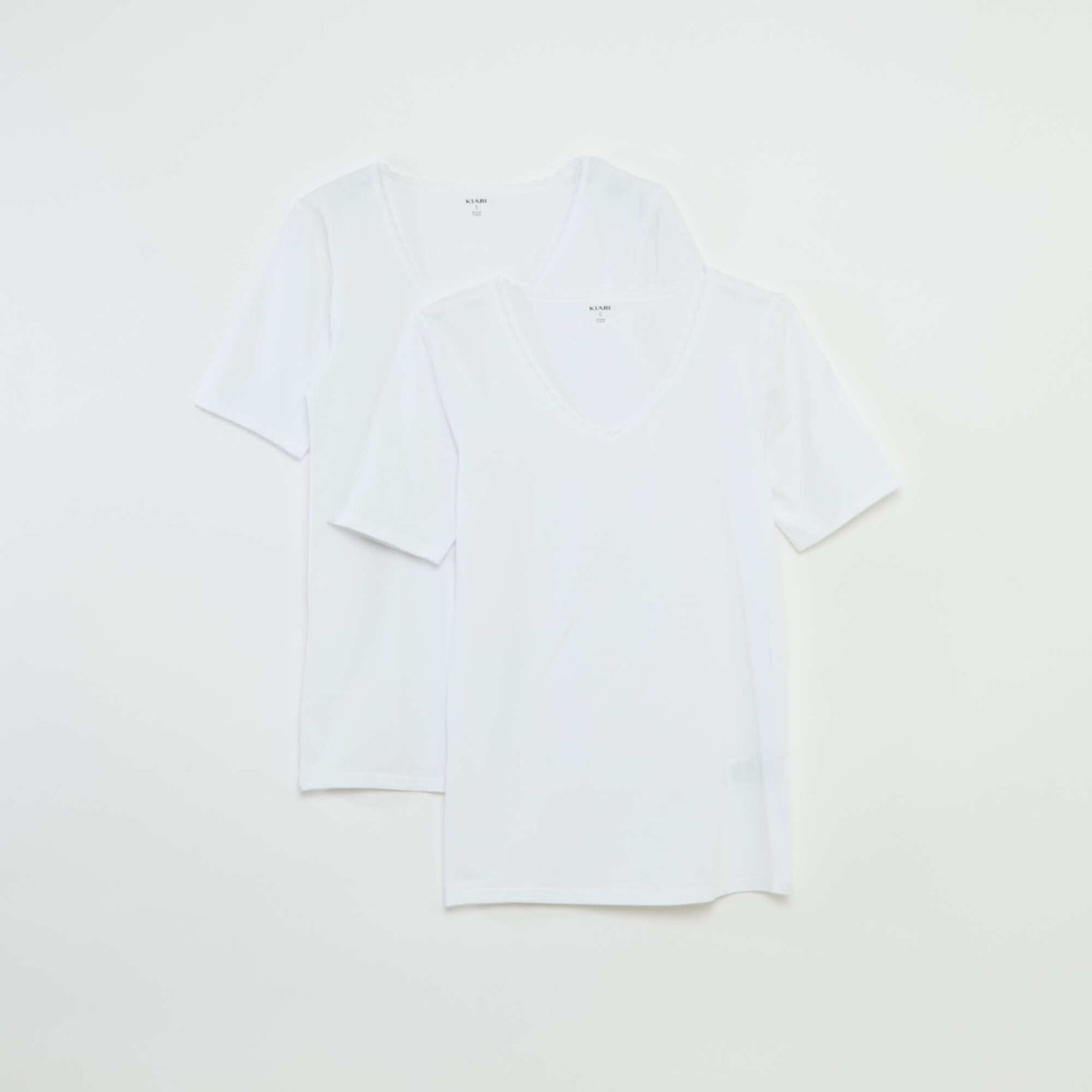 Lot de 2 t-shirts sous-vêtements BLANC