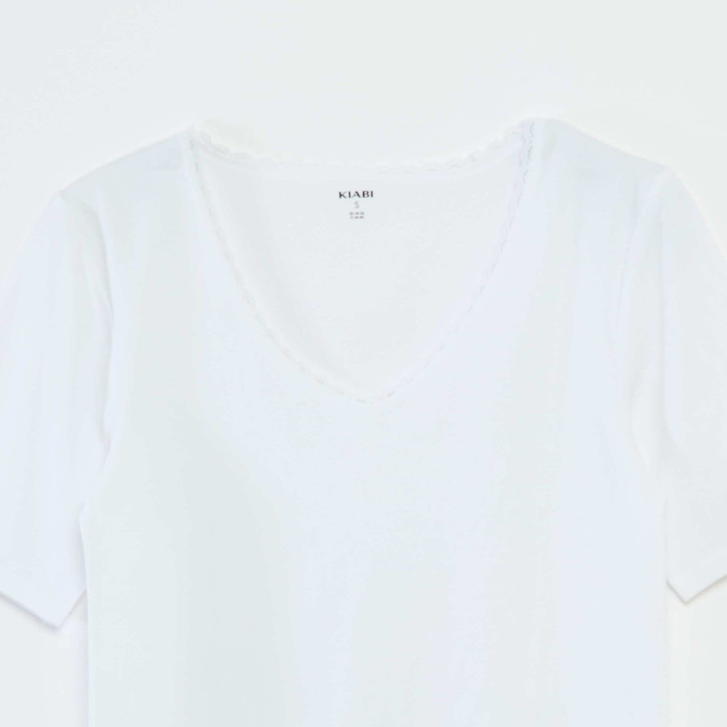 Lot de 2 t-shirts sous-vêtements BLANC