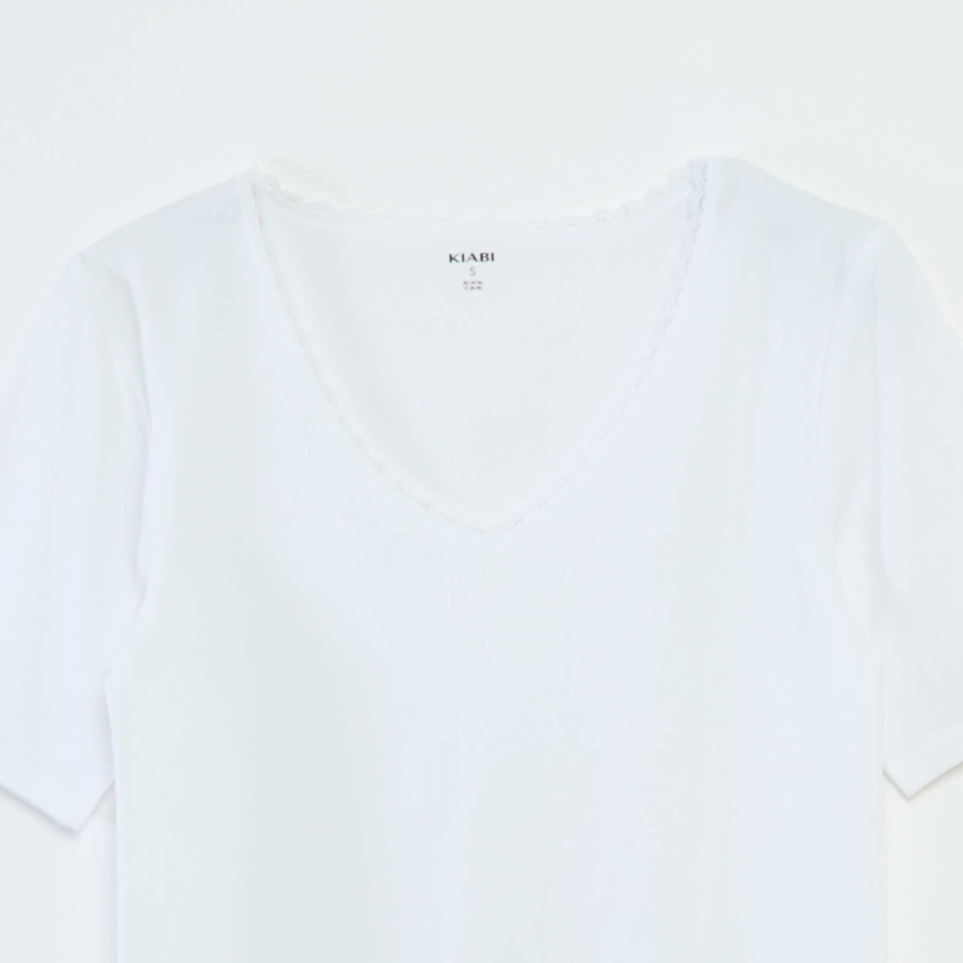 Lot de 2 t-shirts sous-vêtements BLANC