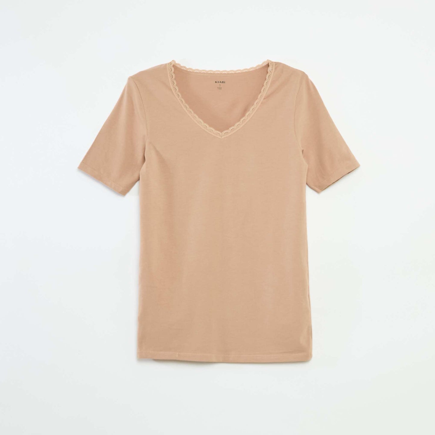 Lot de 2 t-shirts sous-vêtements BEIGE