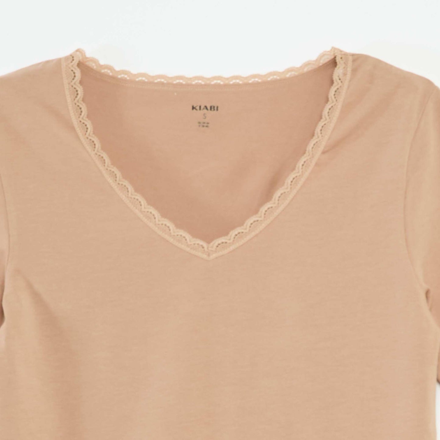 Lot de 2 t-shirts sous-vêtements BEIGE
