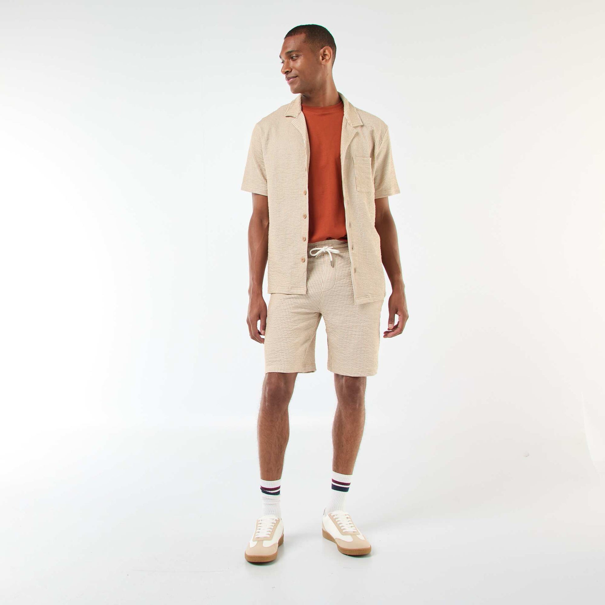 Débardeur en coton MARRON