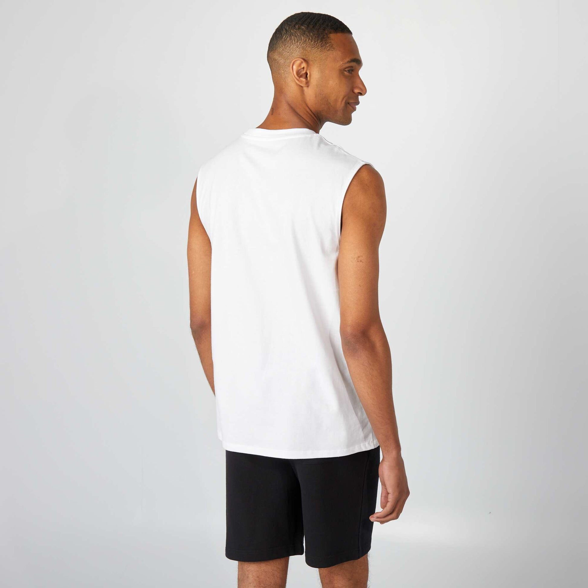 Débardeur en coton BLANC