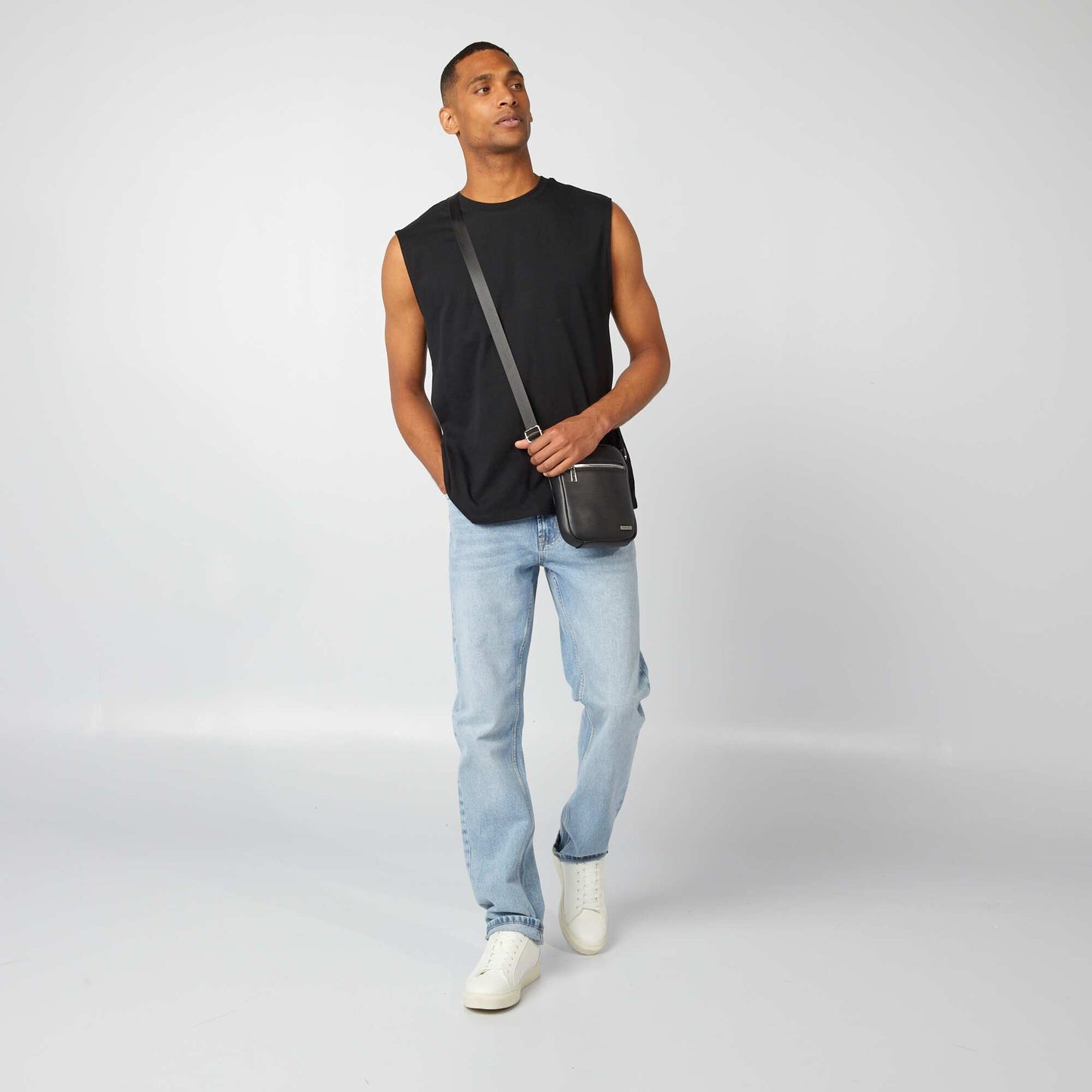 Débardeur en coton NOIR