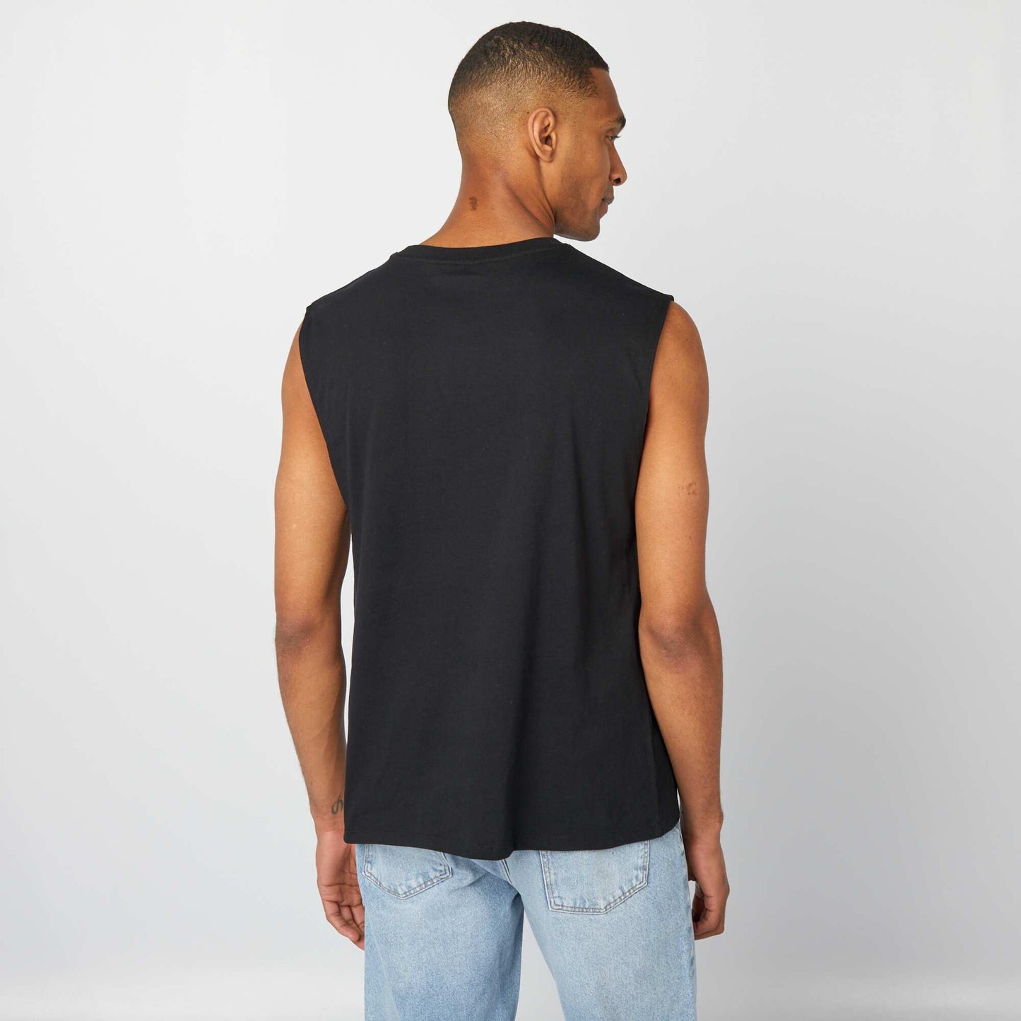 Débardeur en coton NOIR
