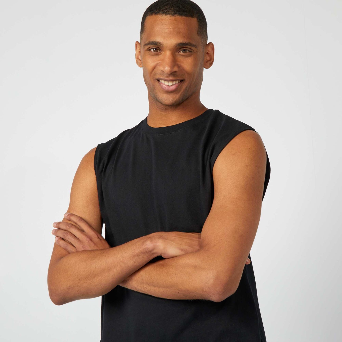 Débardeur en coton NOIR