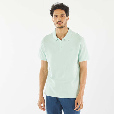 Polo en piqué  de coton VERT