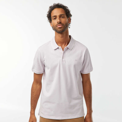 Polo en piqué  de coton VIOLET