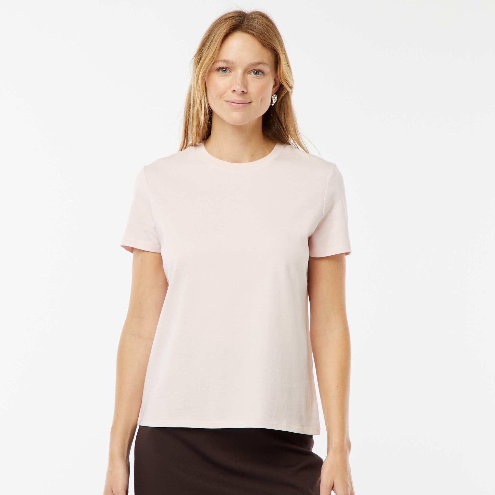 T-shirt en jersey manches courtes ROSE