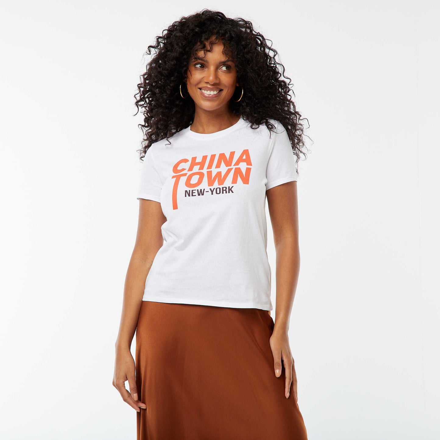 T-shirt imprimé BLANC