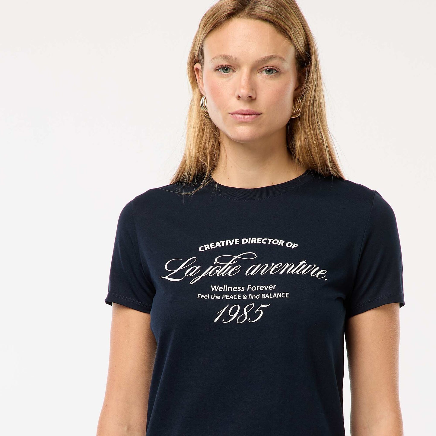 T-shirt imprimé BLEU