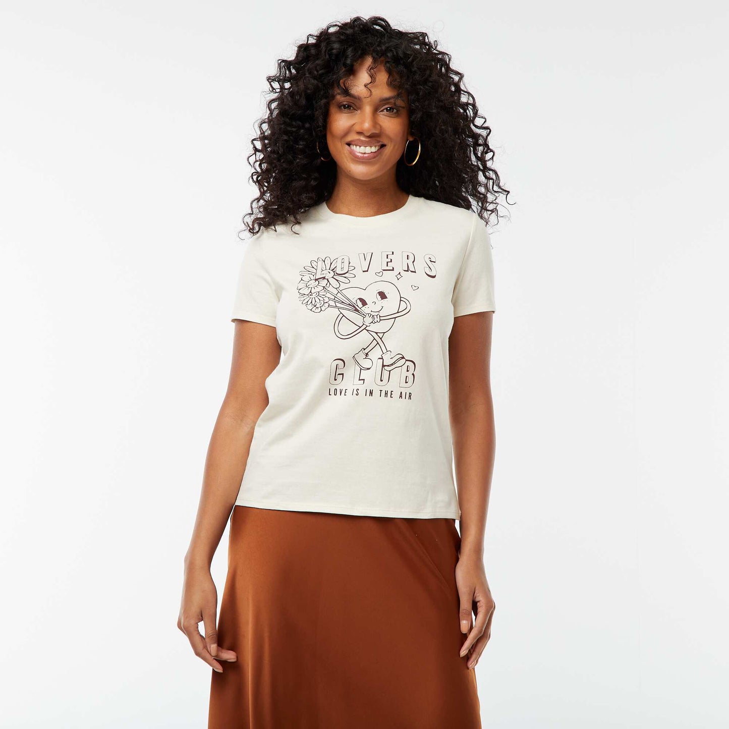 T-shirt imprimé BLANC