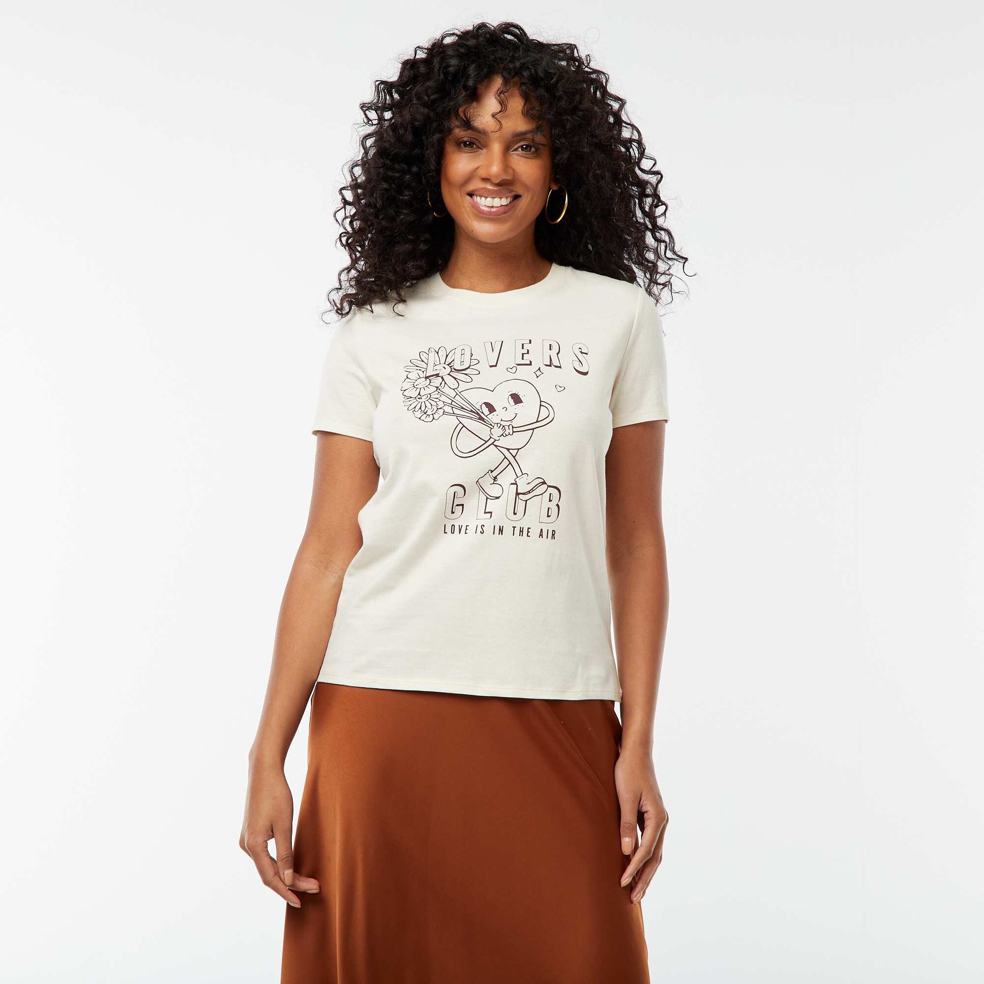 T-shirt imprimé BLANC