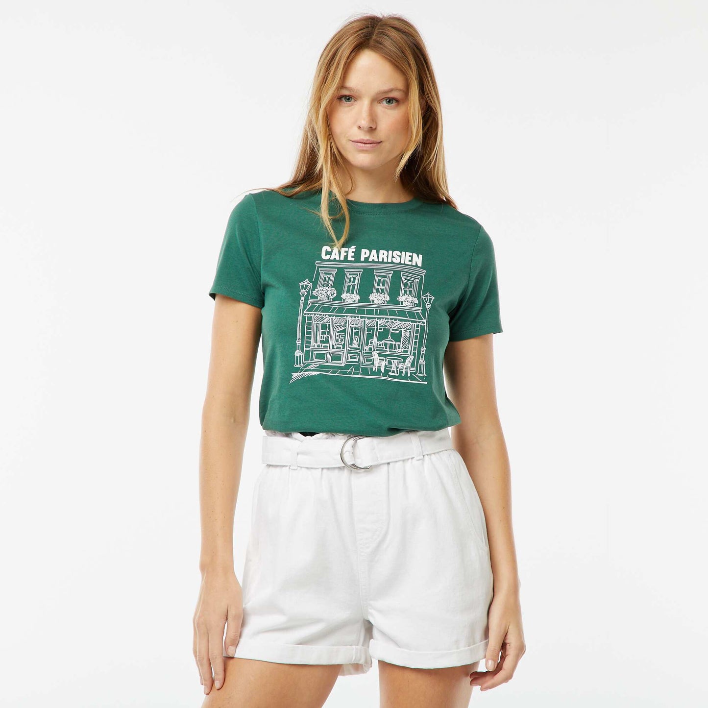 T-shirt imprimé VERT