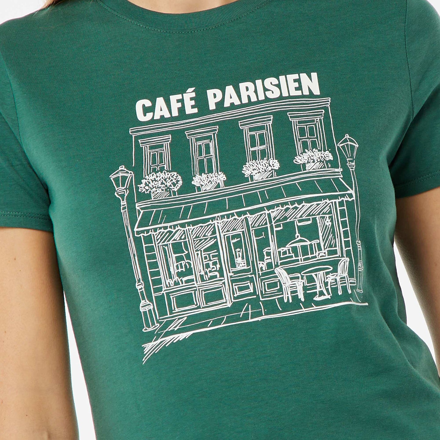 T-shirt imprimé VERT