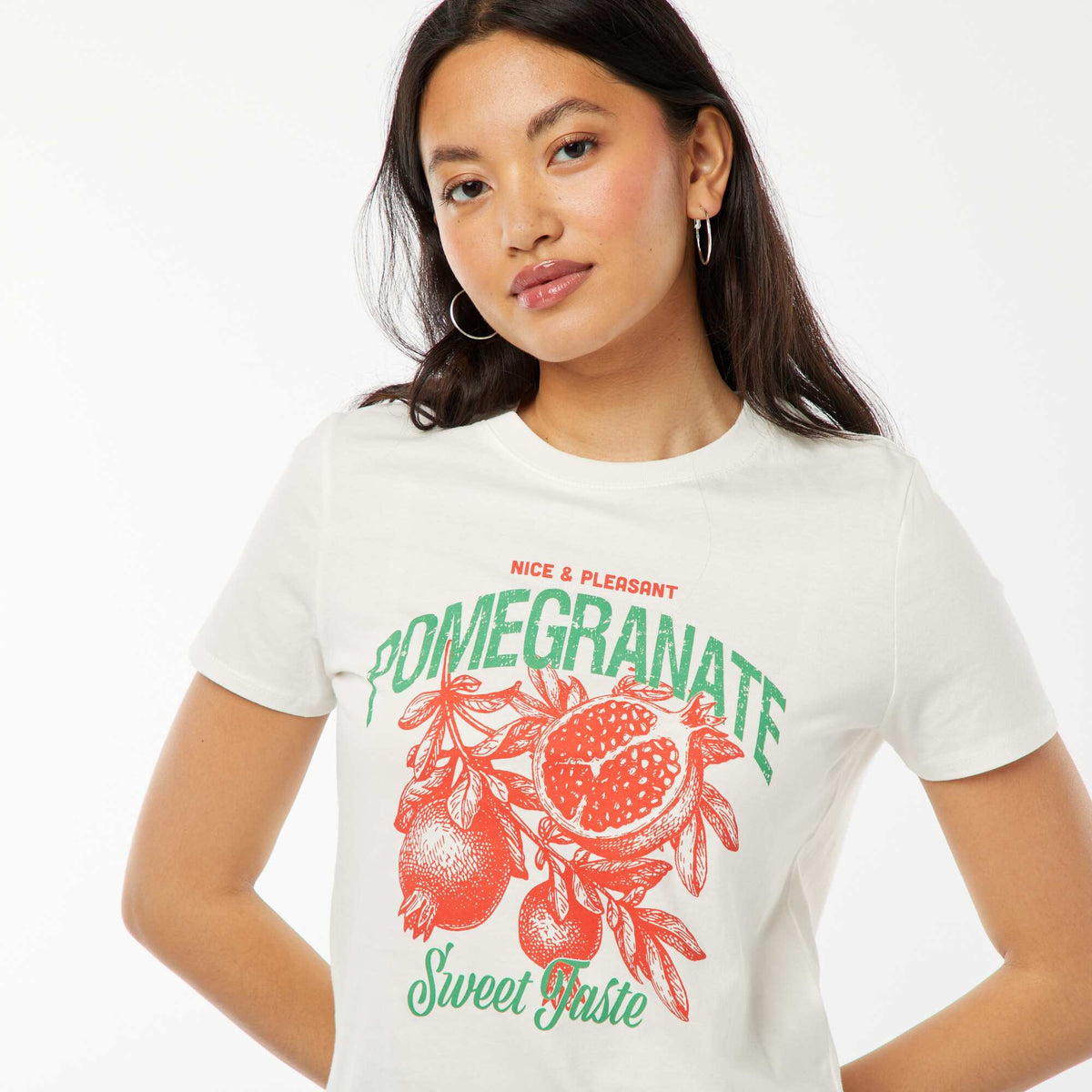 T-shirt imprimé BLANC