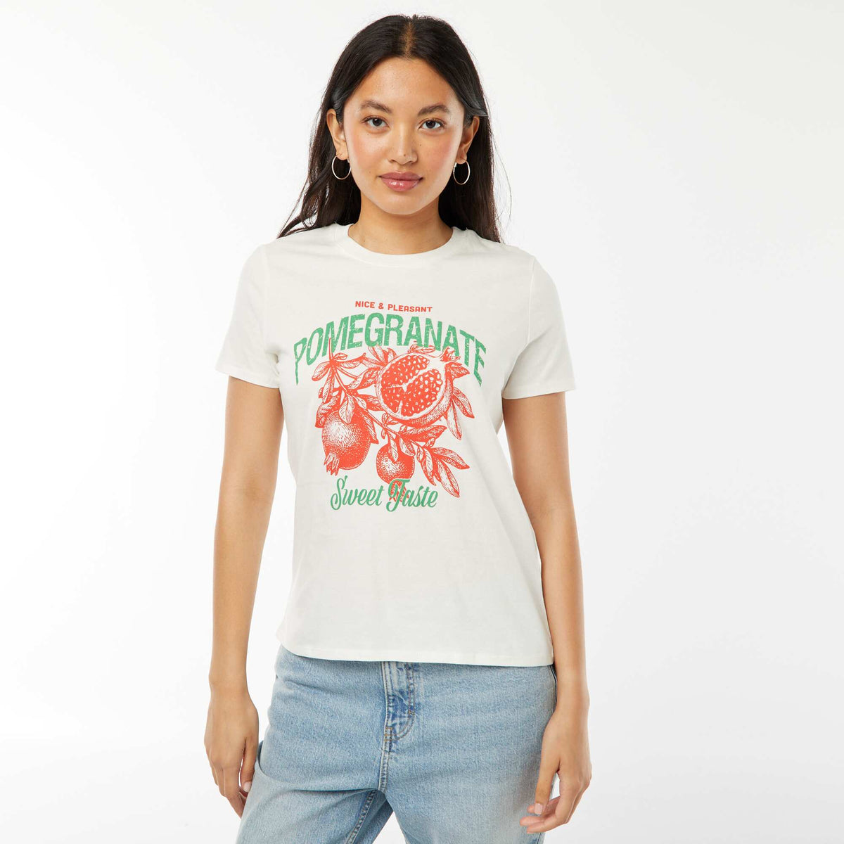 T-shirt imprimé BLANC