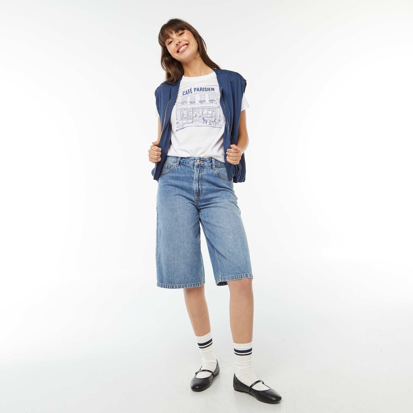 T-shirt imprimé BLANC
