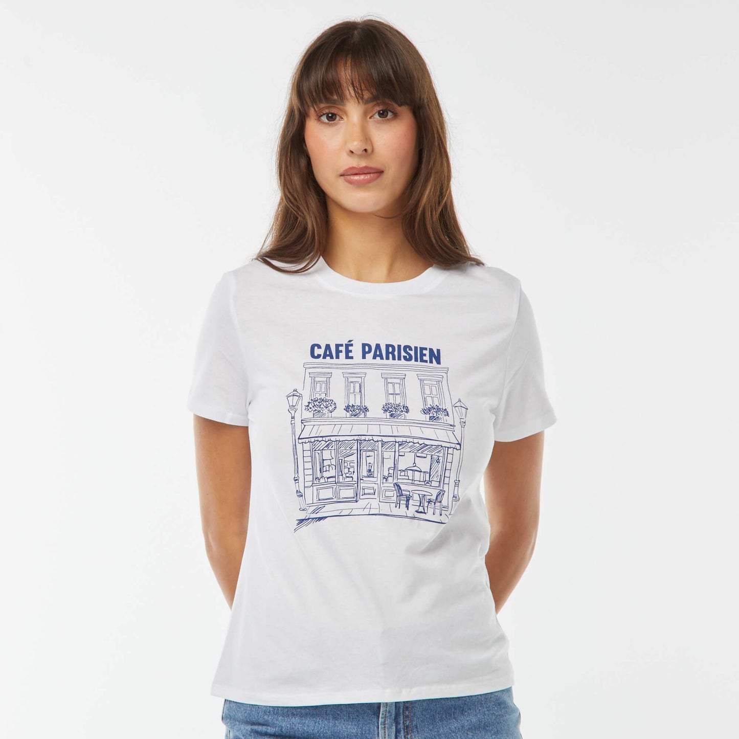 T-shirt imprimé BLANC