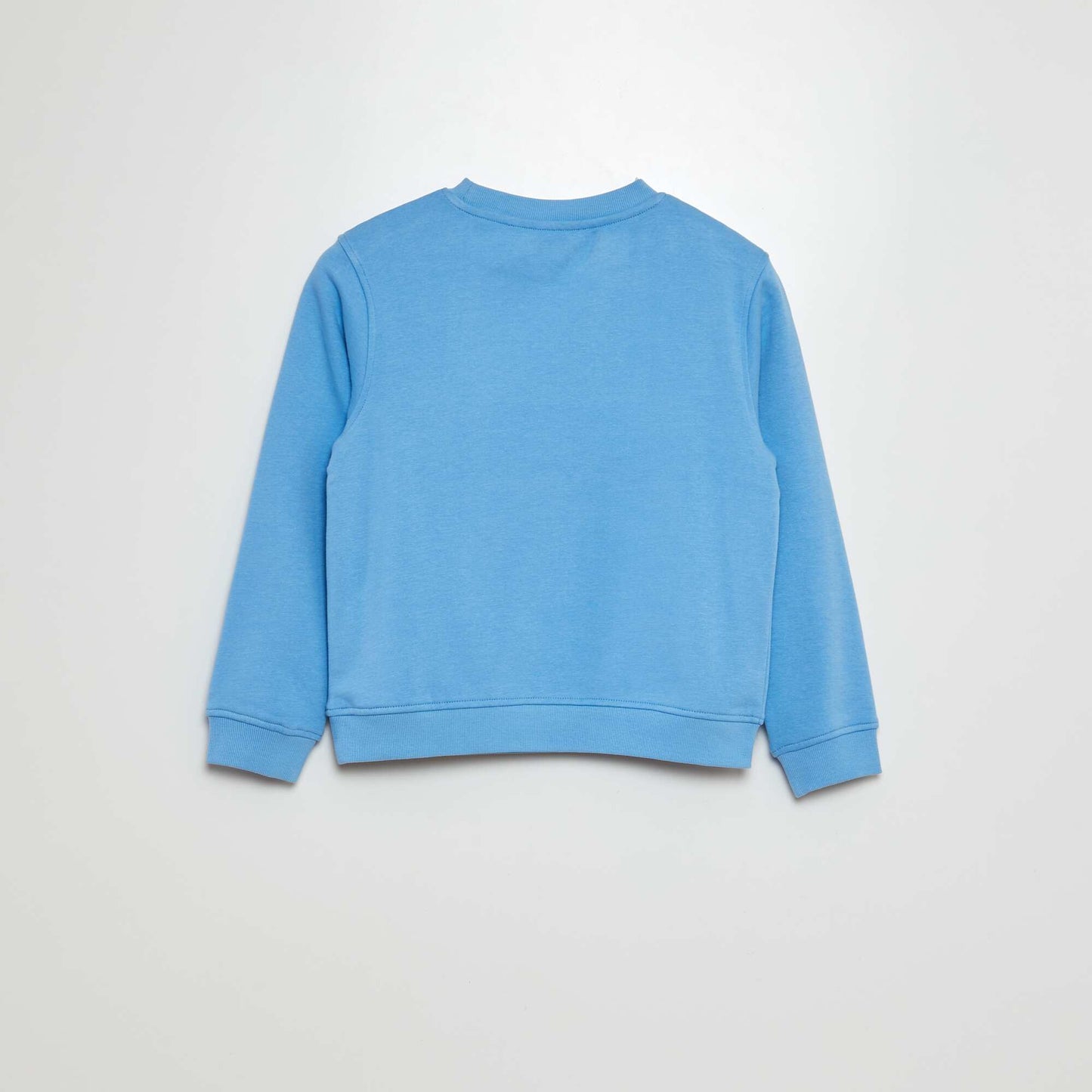 Sweat col rond imprimé BLEU