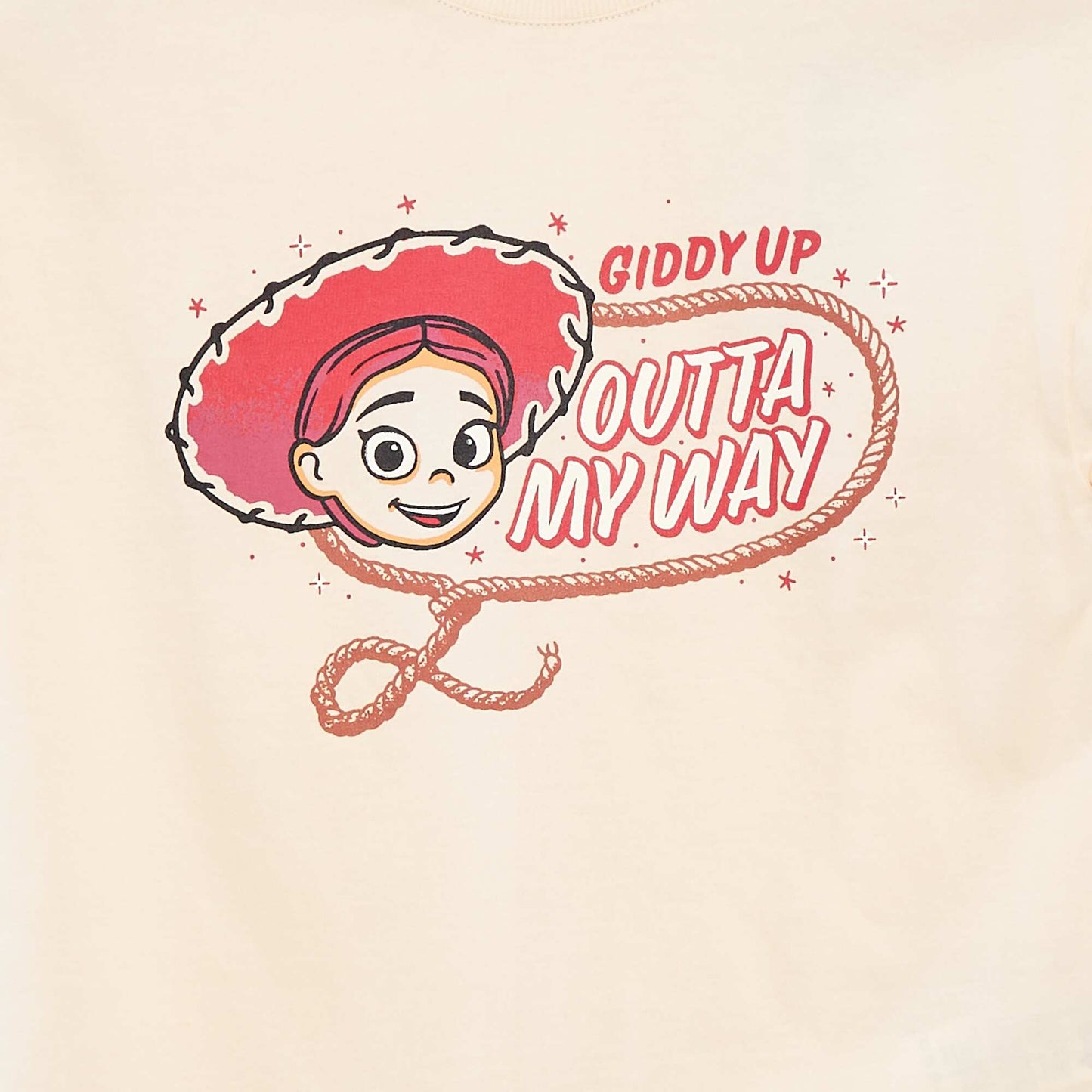 T-shirt 'Toy Story' 'Disney' manches courtes BEIGE