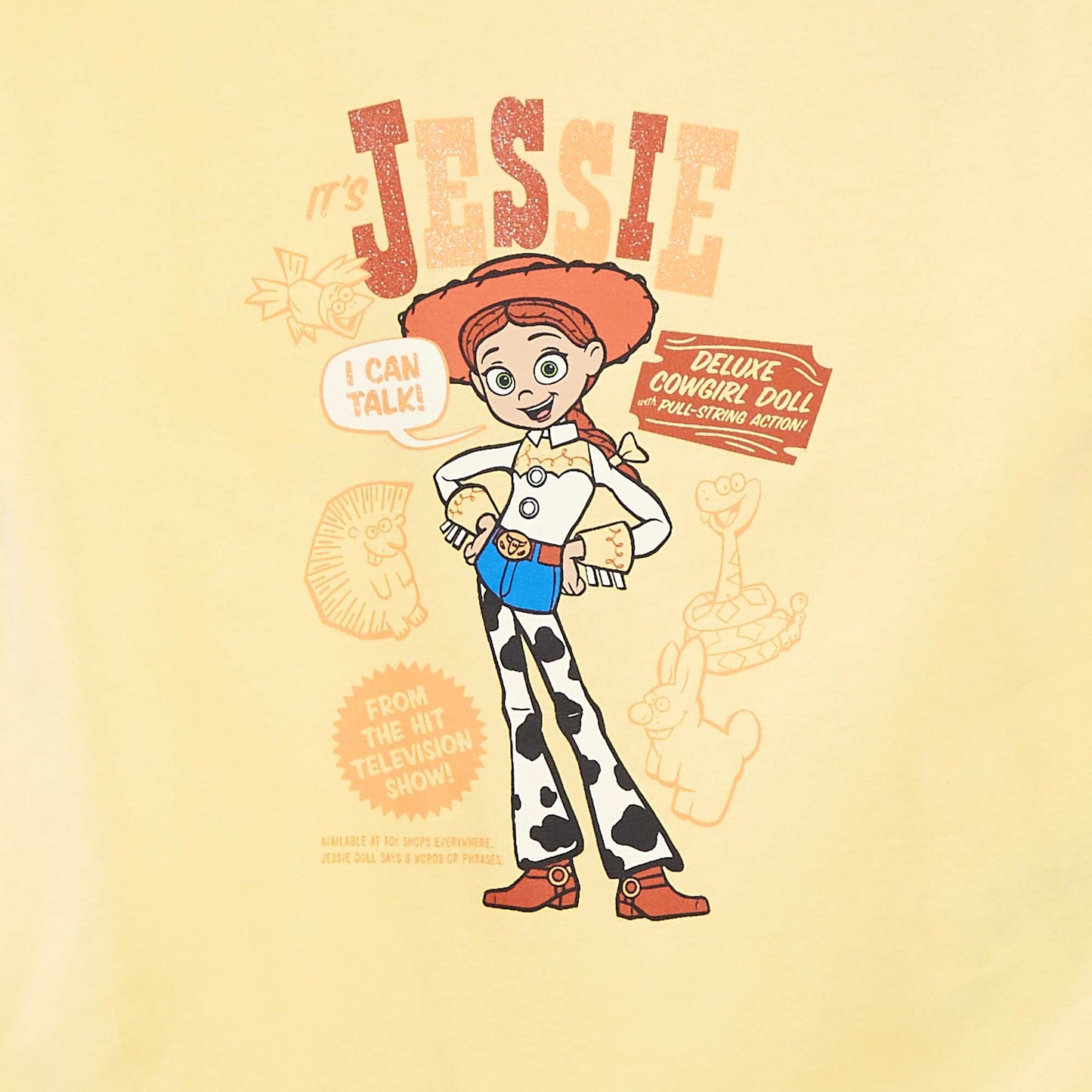 T-shirt 'Toy Story' 'Disney' manches courtes JAUNE