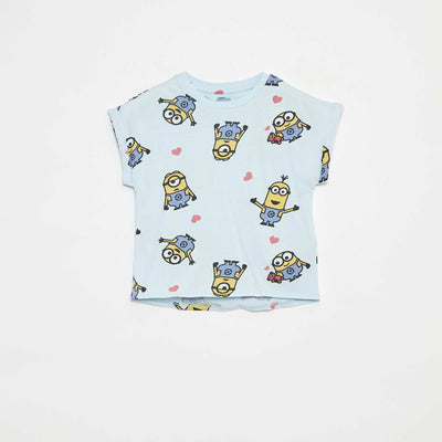 Tee-shirt ‘Minions’ manches courtes BLEU