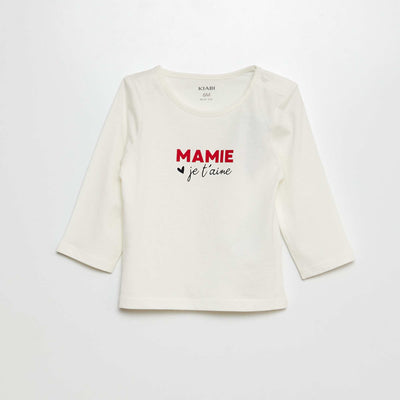 Tee-shirt à message MAMIE