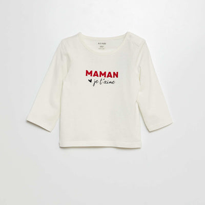 Tee-shirt à message MAMAN