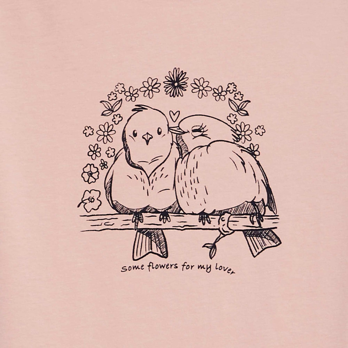 T-shirt en maille jersey imprimé ROSE