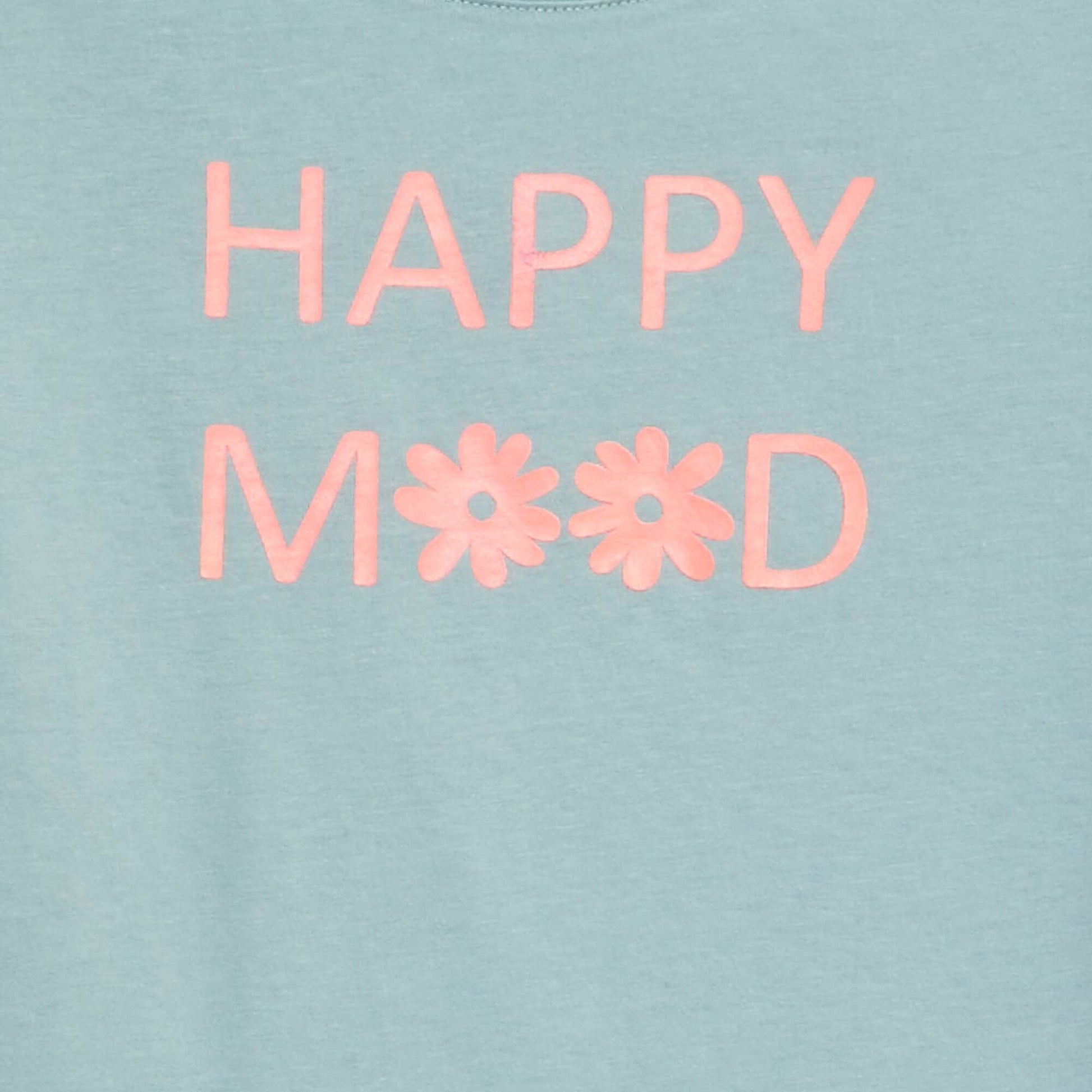 T-shirt en maille jersey imprimé BLEU