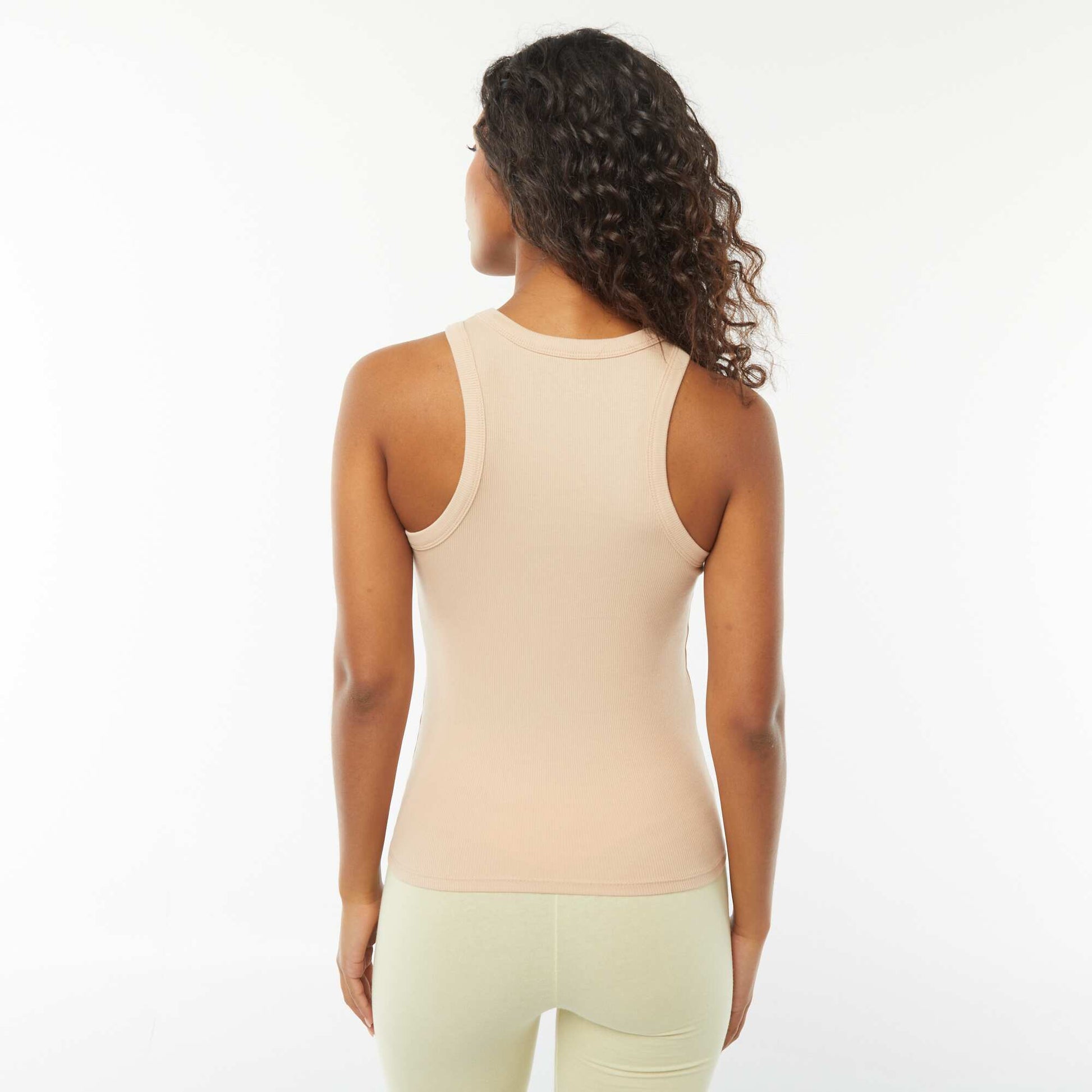 Débardeur à emmanchures américaines BEIGE