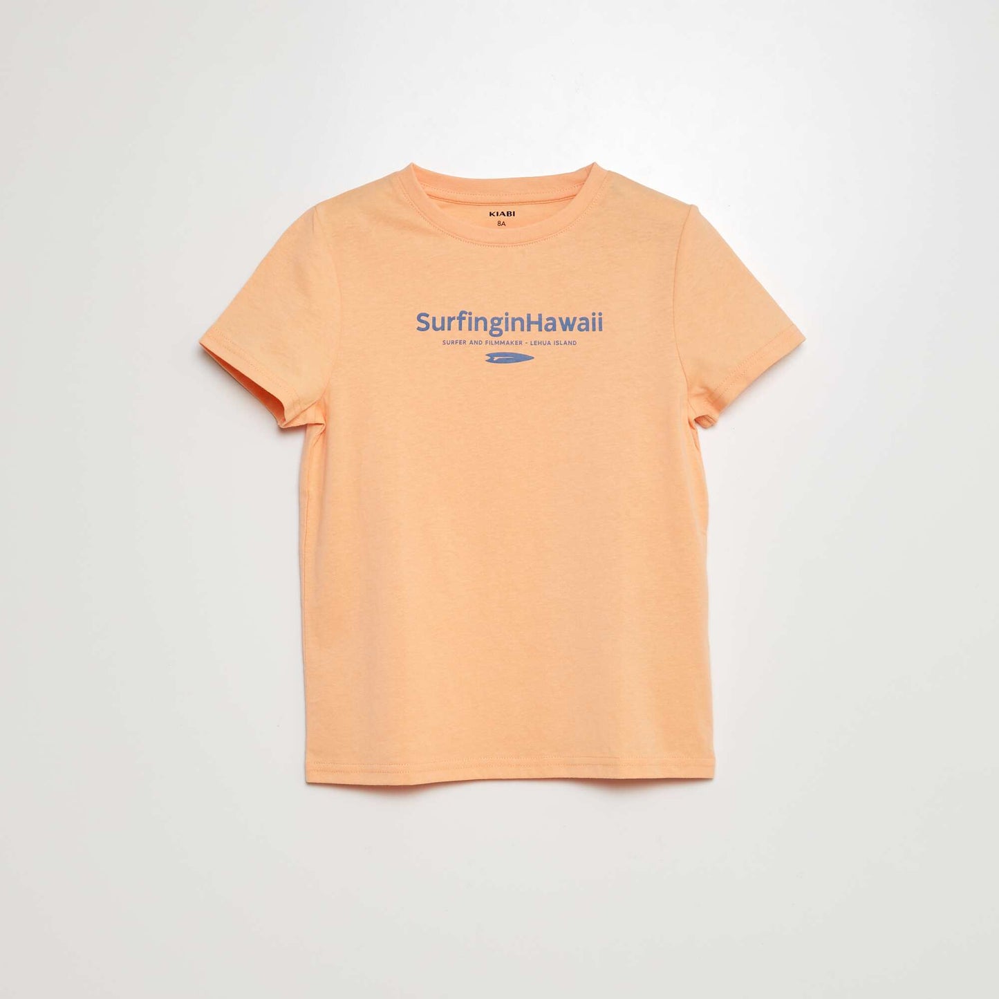 T-shirt manches courtes avec imprimé ORANGE