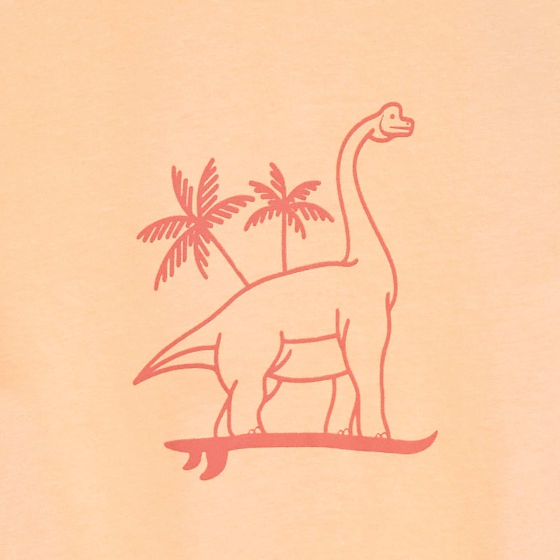 T-shirt manches courtes avec imprimé ORANGE