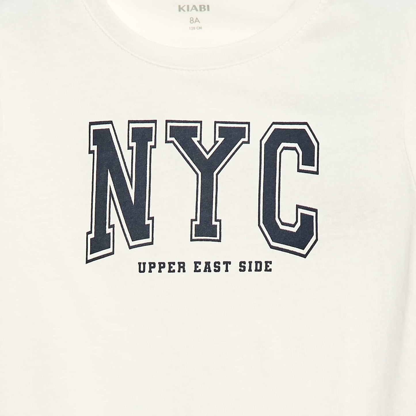 T-shirt manches courtes avec imprimé BLANC