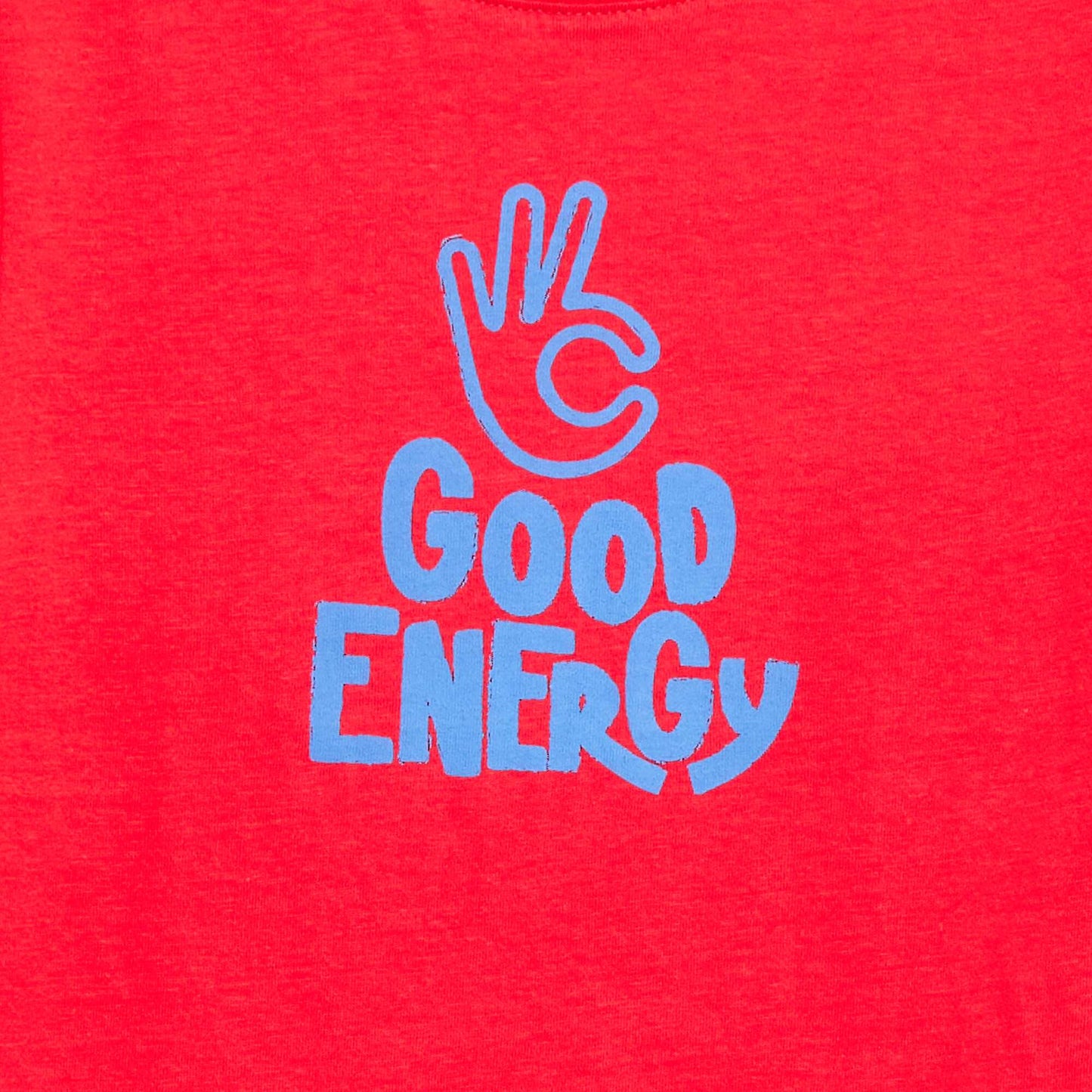 T-shirt manches courtes avec imprimé ROUGE