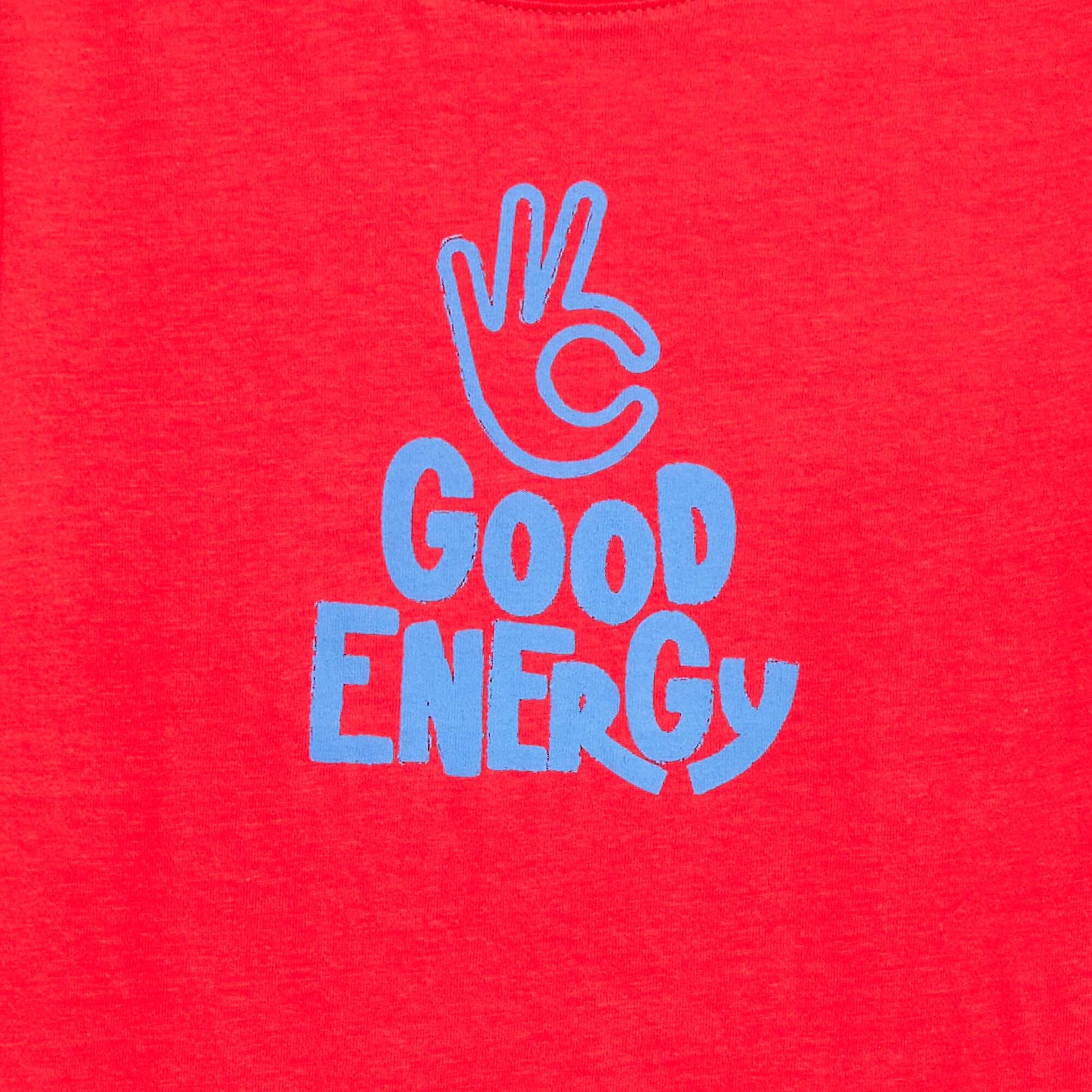 T-shirt manches courtes avec imprimé ROUGE